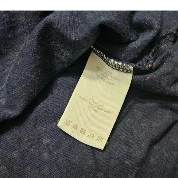 Boden Black Blouse with Pink Dots and Ruffles - Picture 5 of 9